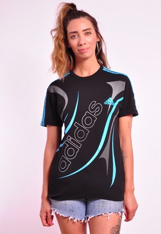 VINTAGE ADIDAS SPELL OUT RETRO T-SHIRT