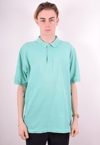 AUSTRALIAN L'ALPINA MENS VINTAGE POLO SHIRT XL GREEN 90S
