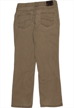 Lee 90's Straight Leg Baggy Trousers / Pants 30 Tan Brown