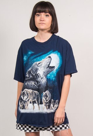 VINTAGE 90'S WOLF T-SHIRT