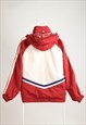 VINTAGE GOLDWIN PADDED LOGO JACKET RED WHITE
