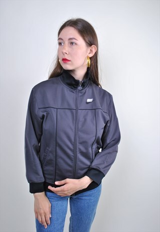 90S NIKE HIGH NECK SPORT JACKET, MINIMALIST WINDBREAKER