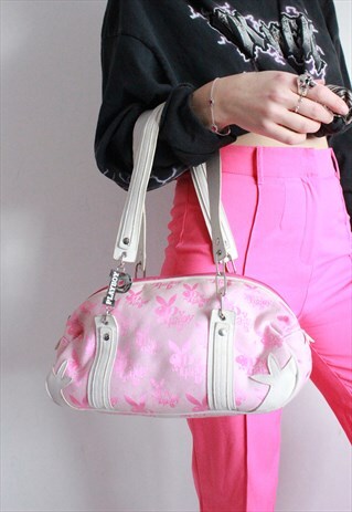 VINTAGE 90S/ Y2K PINK PLAYBOY HANDBAG