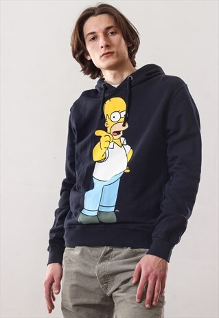 VINTAGE MENS THE SIMPSONS HOMER MATT GROEINING HOODIE