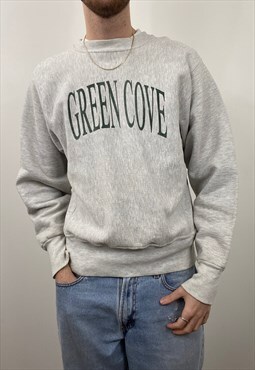 Vintage green cove thick American sweatshirt