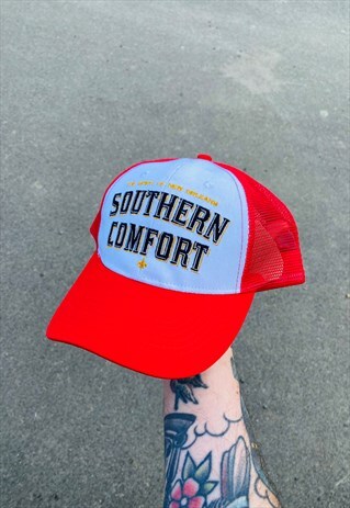 Vintage Retro Southern Comfort Embroidered Whiskey Hat Cap
