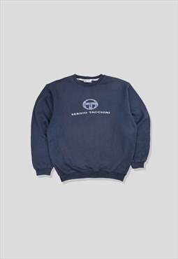 Vintage 90s Sergio Tacchini Embroidered Logo Sweatshirt