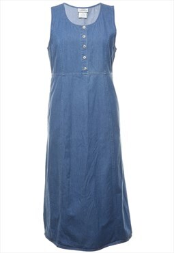 Vintage Woolrich Medium Wash 1990s Denim Dress - L