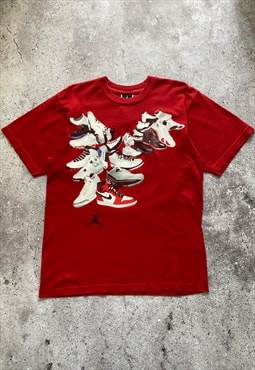 Jordan Y2k Red Tee Shirt