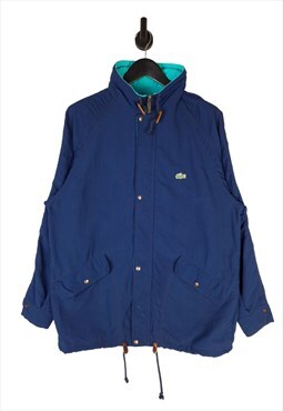 90's Lacoste Made In Spain Lightweight Hooded Jacket Size L