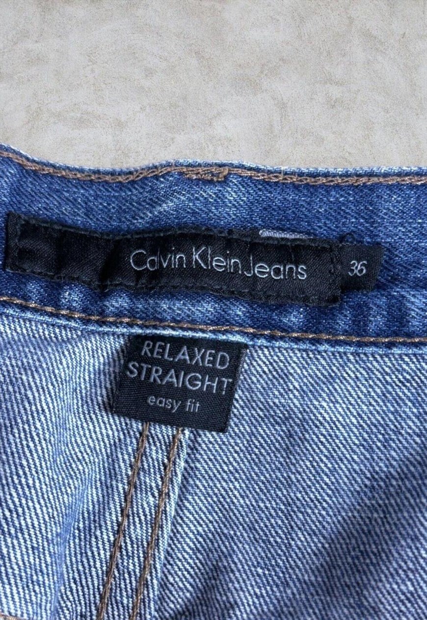 Calvin klein relaxed outlet straight easy fit jeans