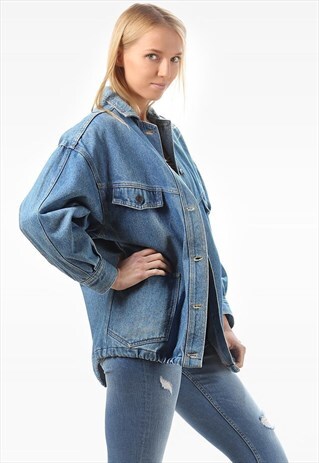 RETRO DENIM JACKET BAGGY JEAN