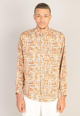 VINTAGE PATTERN SHIRT PTS396
