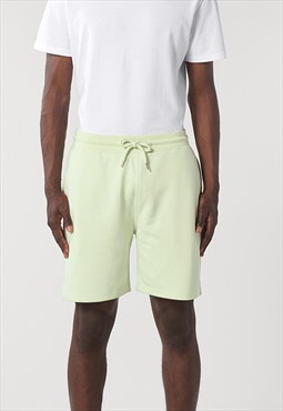 54 Floral Premium Lounge Jogger Shorts - Pastel Green