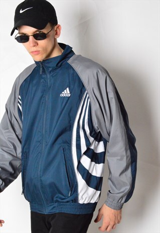 VINTAGE 90S COLOUR BLOCK ADIDAS TRACK JACKET