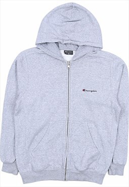 Vintage 90's Champion Hoodie Spellout Zip Up