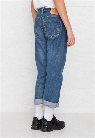 VINTAGE BLUE LEVI'S 751 FIT DENIM JEANS