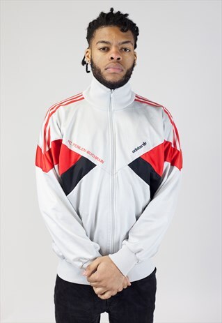 VINTAGE ADIDAS ZIP UP 90'S JACKET