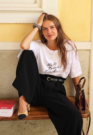 BLACK PALAZZO PANTS