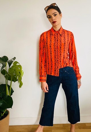CROPPED RAW EDGE JEANS