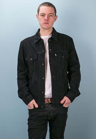 VINTAGE LEVI DENIM JACKET IN BLACK