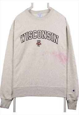 Vintage 90's Champion Sweatshirt Wisconsin College Crewneck