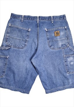 90's Carhartt Denim Carpenter shorts Size W36