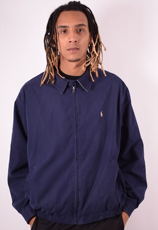 POLO RALPH LAUREN MENS VINTAGE HARRINGTON JACKET XXL 90S