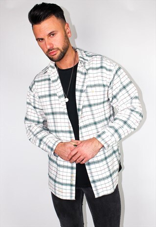 VINTAGE PLAID FLANNEL SHIRT