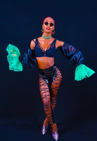 ORGANZA DRAMA PUFF