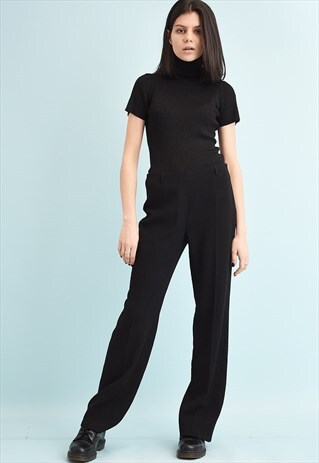 90'S RETRO REGULAR WAIST SMART TROUSERS
