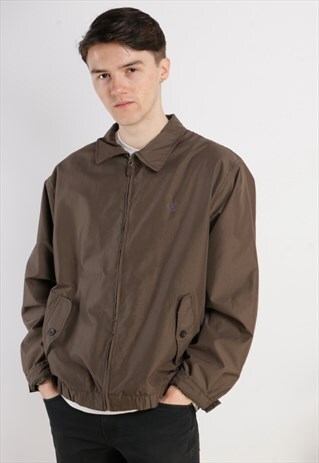 VINTAGE CHAPS JACKET IN BROWN Z375