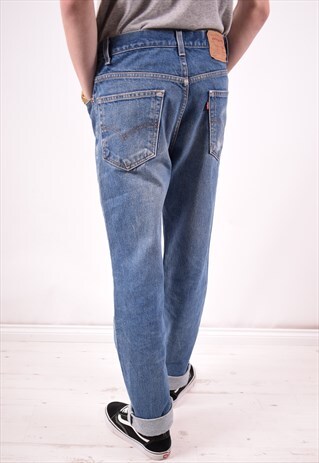 LEVI'S 517 MENS VINTAGE JEANS W33 L32 BLUE 90S
