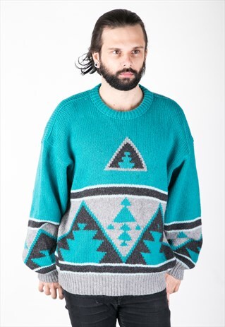 VINTAGE 80S KNITTED JUMPER