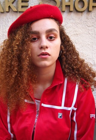 RED AND WHITE SPORTS JACKET