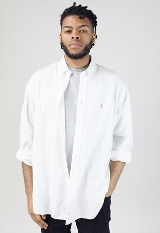 VINTAGE POLO RALPH LAUREN WHITE SHIRT