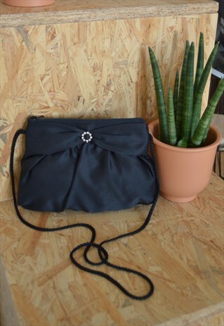 VINTAGE SATIN JEWLERY CROSSBODY BAG