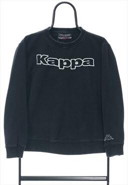 Vintage Kappa Spellout Black Sweatshirt