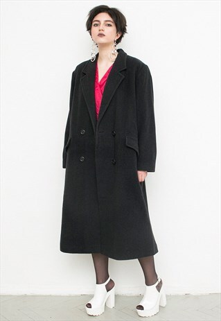 VINTAGE OVERSIZE MAXI COAT