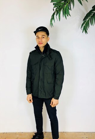 DARK GREEN TOMMY HILFIGER COMBAT JACKET