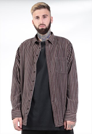 VINTAGE CORDUROY CHECK SHIRT