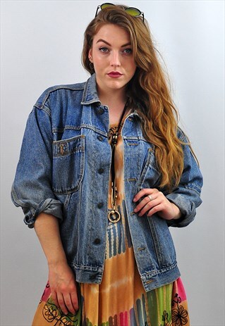 VINTAGE 90S BLUE DENIM JACKET