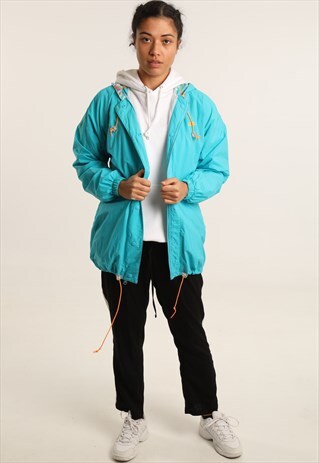 VINTAGE NIKE EMBROIDERED FESTIVAL FOLDAWAY JACKET