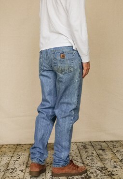 Vintage Carhartt Jeans Men's Mid Blue