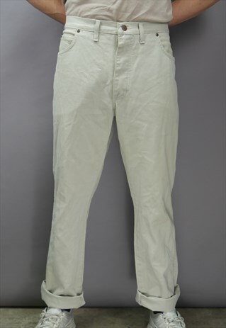 VINTAGE WRANGLER JEANS IN CREAM
