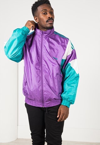 VINTAGE 80S USA ADIDAS SHELL SPORT JACKET / S1203