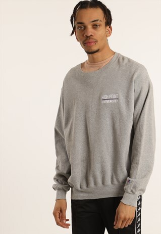VINTAGE CHAMPION EMBROIDERED COLLEGE SWEATSHIRT