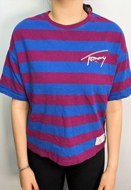 Vintage Tommy Jeans striped T Shirt (S)