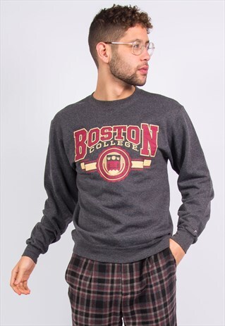 CHAMPION VINTAGE SWEATSHIRT BOSTON COLLEGE