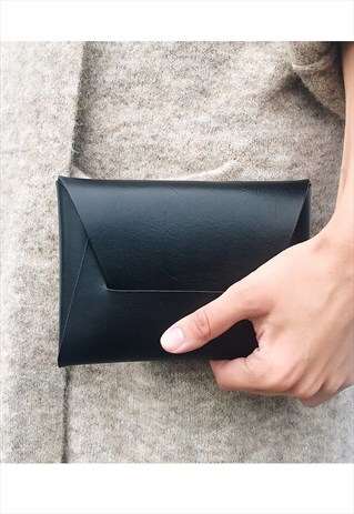 ENVELOPE EVENING BAG, NICKEL DETAILS